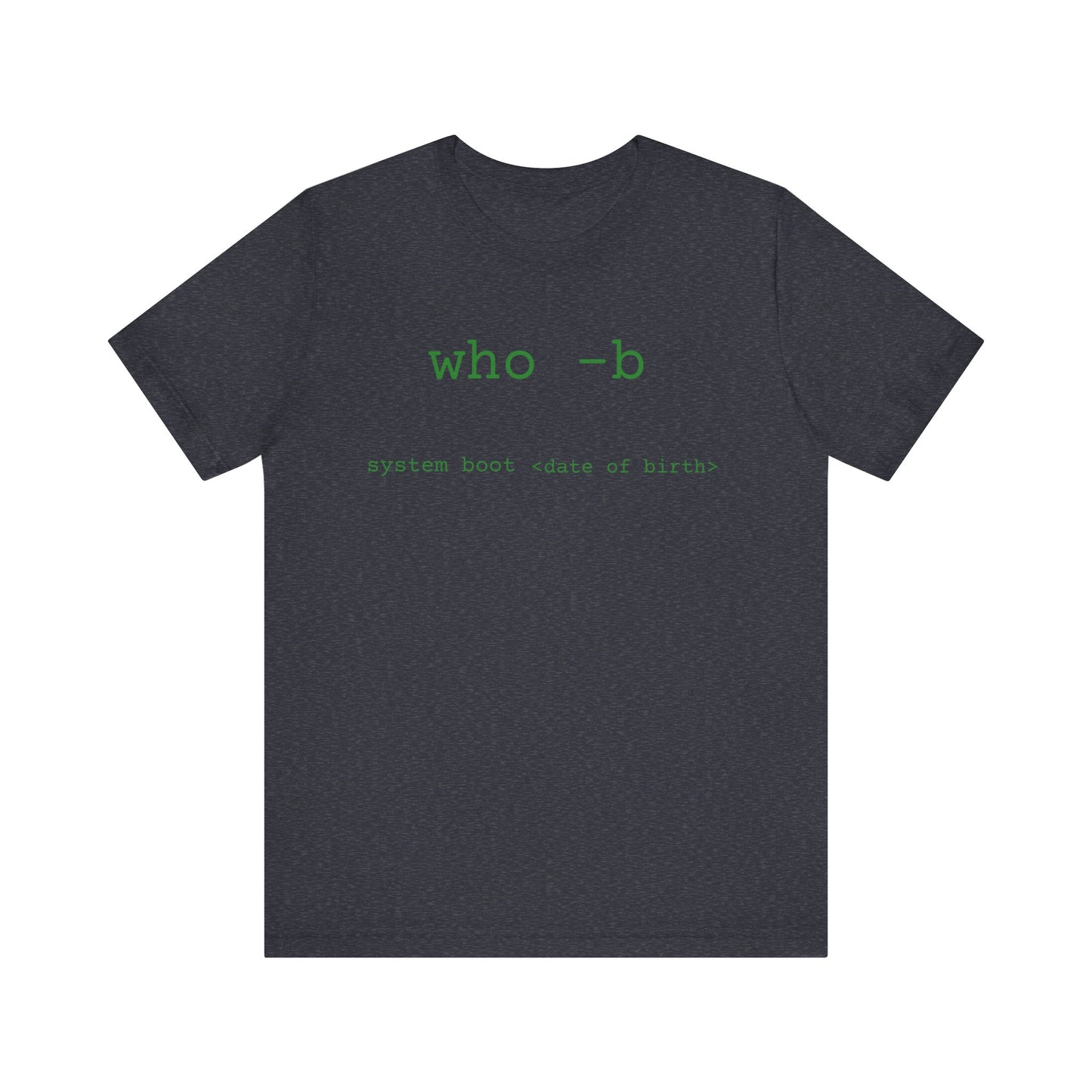 Linux Command Prompt Birthday Unisex Tee, Customizable Tech Tee, Programmer Gift Shirt, Computer Geek Birthday Shirt, Personalized Unix Tee