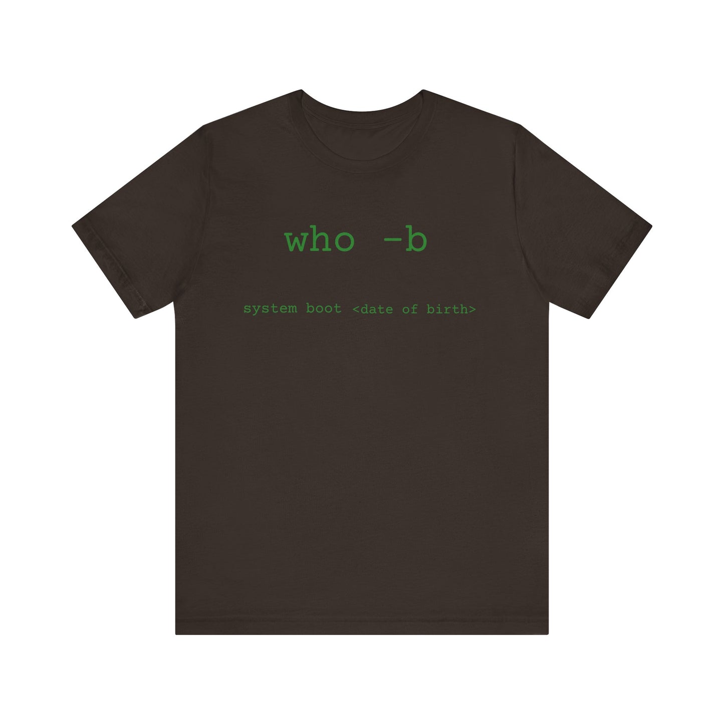 Linux Command Prompt Birthday Unisex Tee, Customizable Tech Tee, Programmer Gift Shirt, Computer Geek Birthday Shirt, Personalized Unix Tee