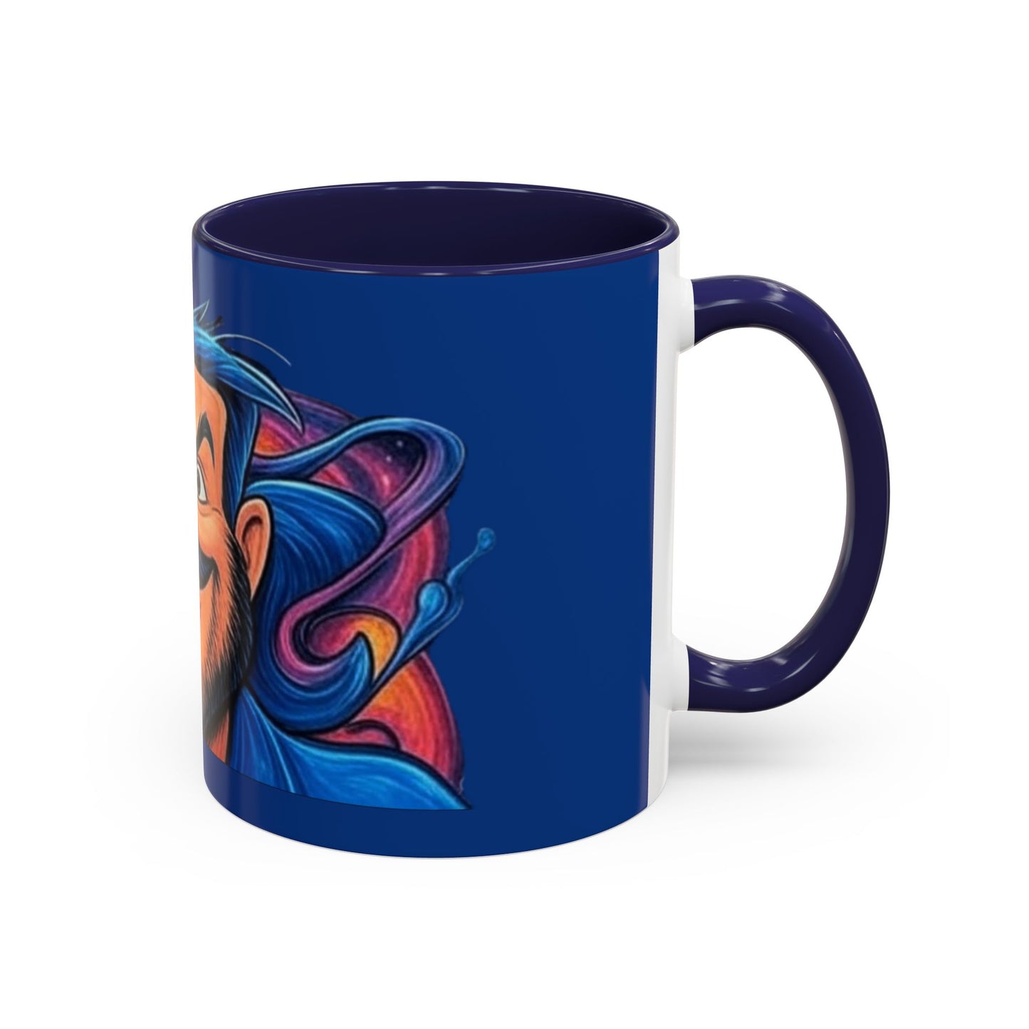 Vibrant Character Coffee Mug, Fun Gift, Office Decor, Unique Collectible, Birthday Present, Personalize Your Morning