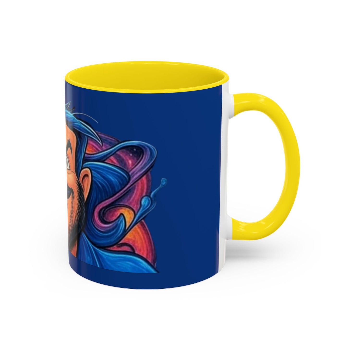 Vibrant Character Coffee Mug, Fun Gift, Office Decor, Unique Collectible, Birthday Present, Personalize Your Morning