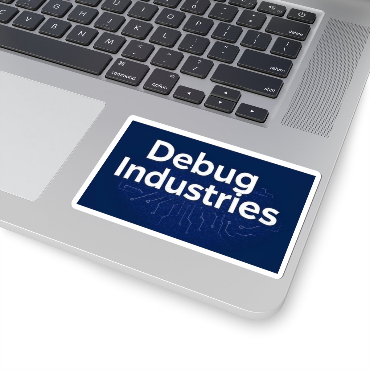 Tech-Inspired Kiss-Cut Stickers, Debug Industries Laptop Decor, Geeky Gifts, Tech Stickers for Developers, Customizable Vinyl Decals