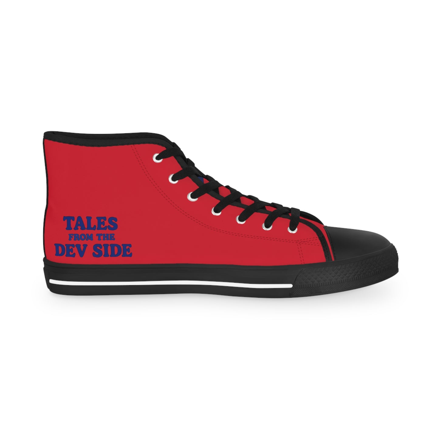 Stylish High Top Sneakers for Fun and Casual Wear, Unique Gift for Him, Trendy Athletic Shoes, Vibrant Red Color, Perfect for Every Occasion