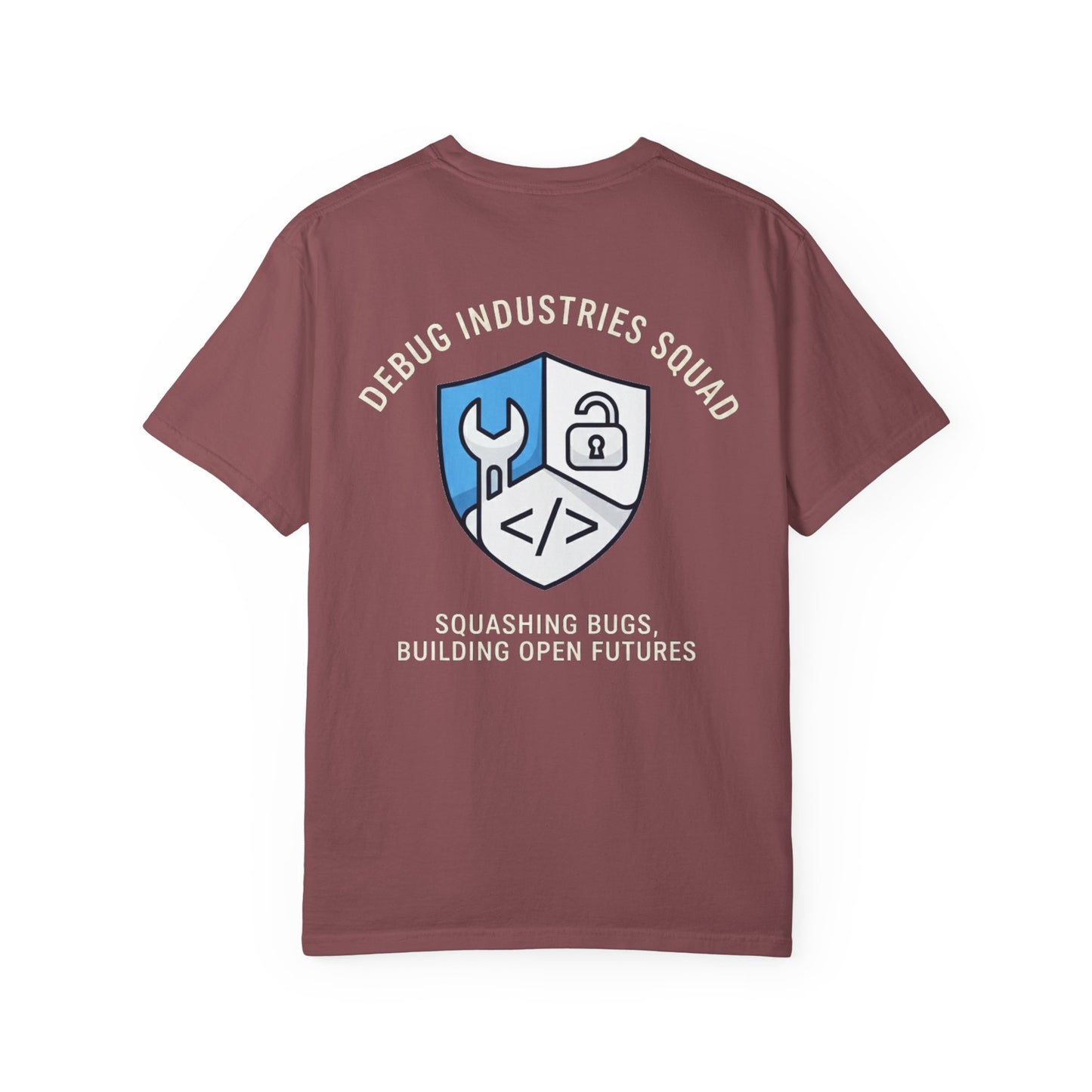 Debug Industries Unisex T-Shirt: Tech Humor, Gift for Programmers, Casual Wear, Bug Fixing Enthusiasts, Stylish Graphic Tee