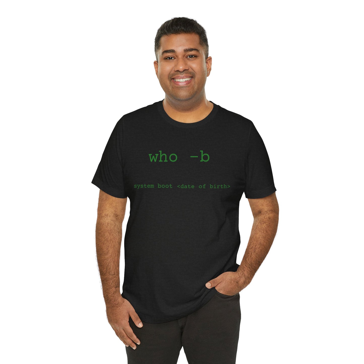 Linux Command Prompt Birthday Unisex Tee, Customizable Tech Tee, Programmer Gift Shirt, Computer Geek Birthday Shirt, Personalized Unix Tee