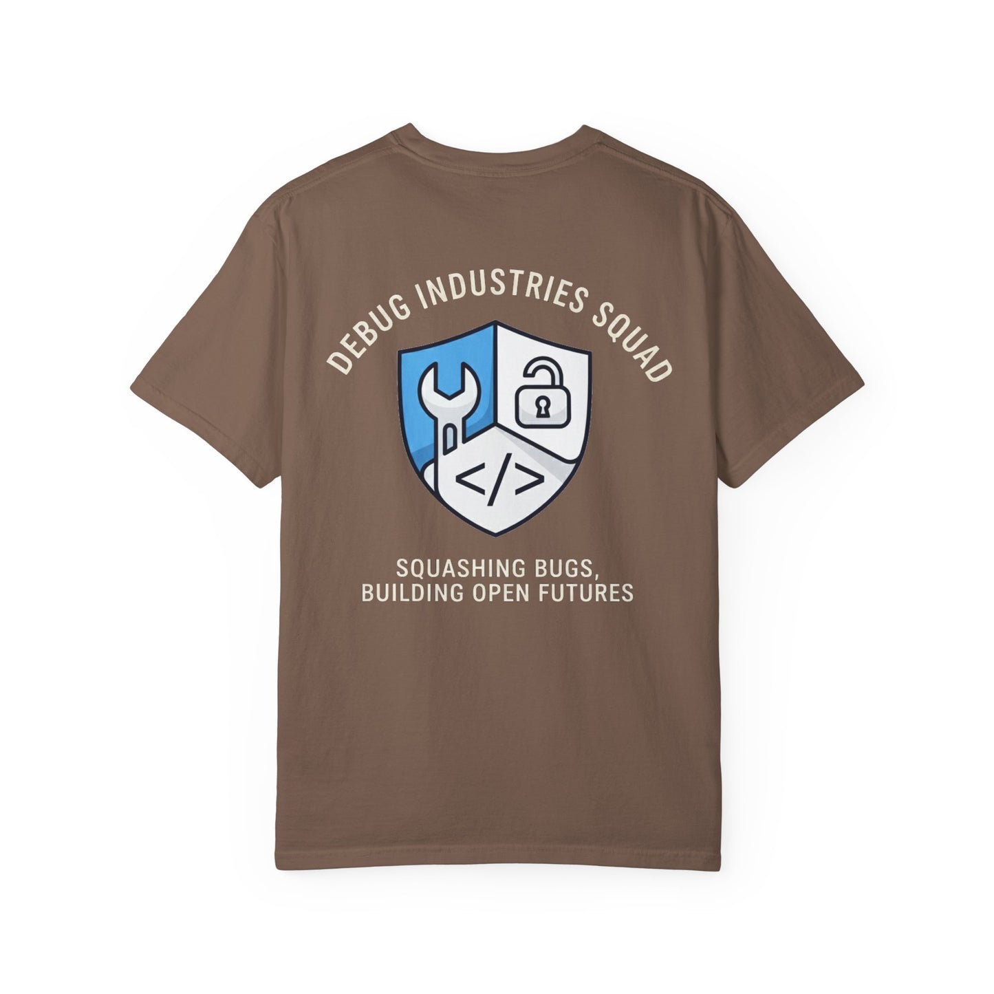 Debug Industries Unisex T-Shirt: Tech Humor, Gift for Programmers, Casual Wear, Bug Fixing Enthusiasts, Stylish Graphic Tee