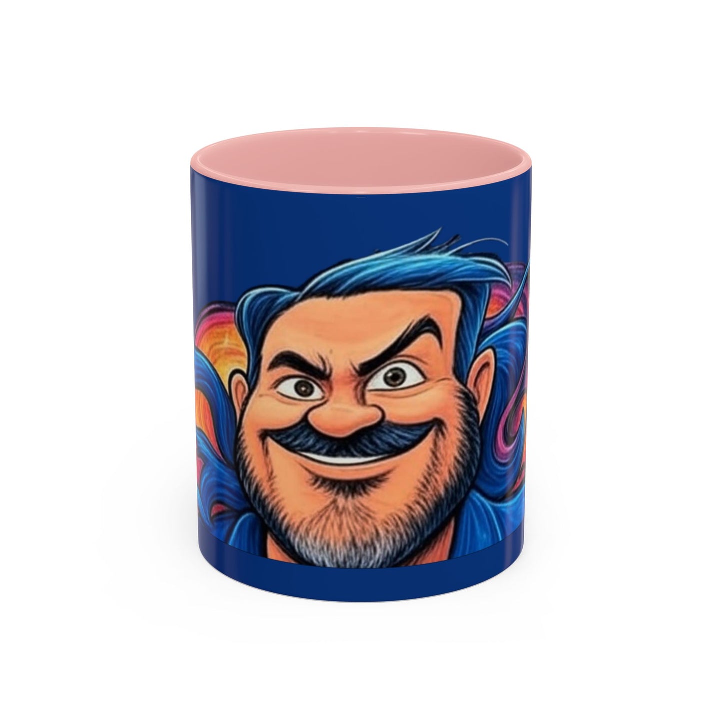 Vibrant Character Coffee Mug, Fun Gift, Office Decor, Unique Collectible, Birthday Present, Personalize Your Morning