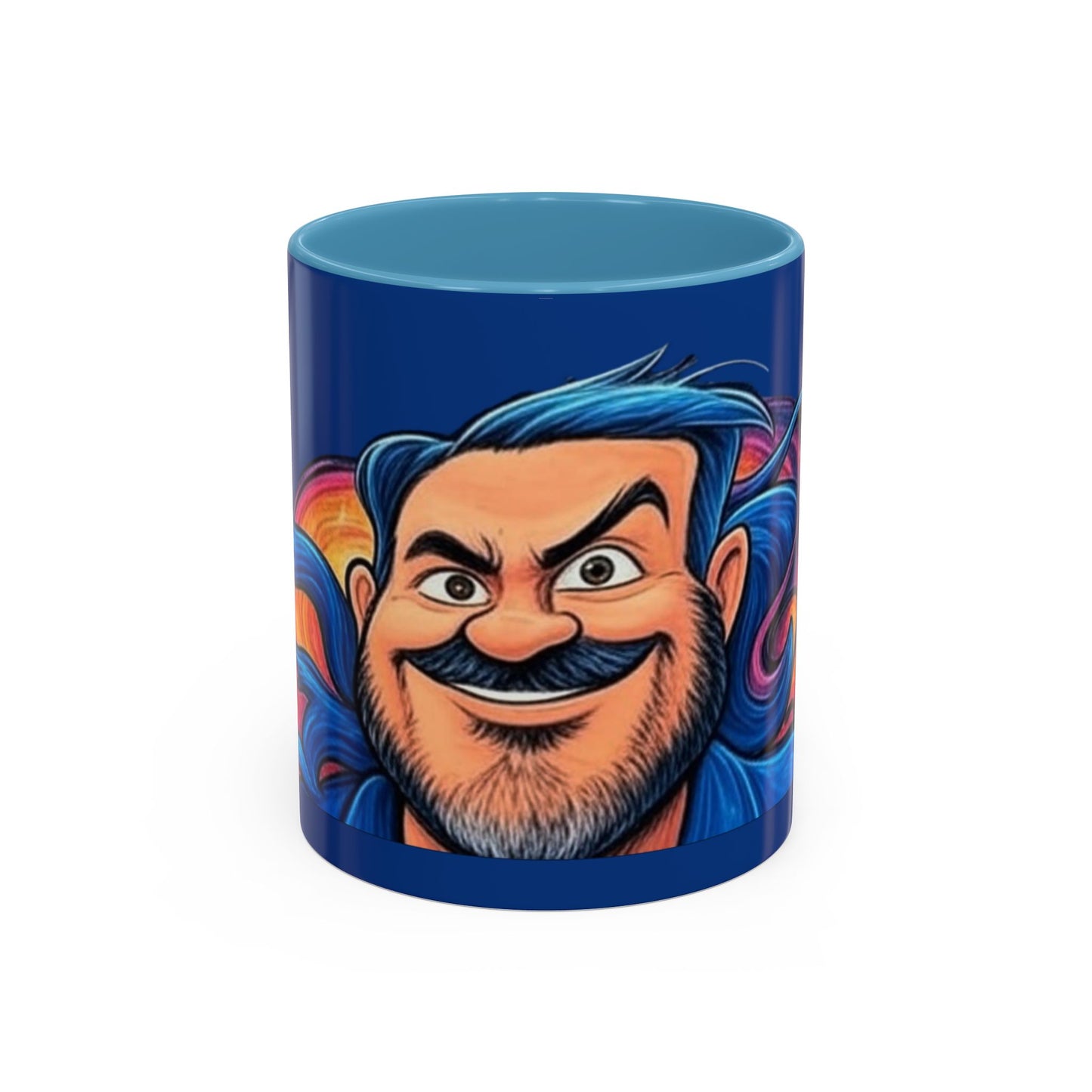 Vibrant Character Coffee Mug, Fun Gift, Office Decor, Unique Collectible, Birthday Present, Personalize Your Morning