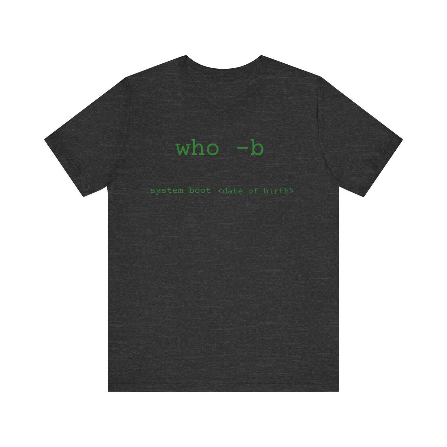 Linux Command Prompt Birthday Unisex Tee, Customizable Tech Tee, Programmer Gift Shirt, Computer Geek Birthday Shirt, Personalized Unix Tee