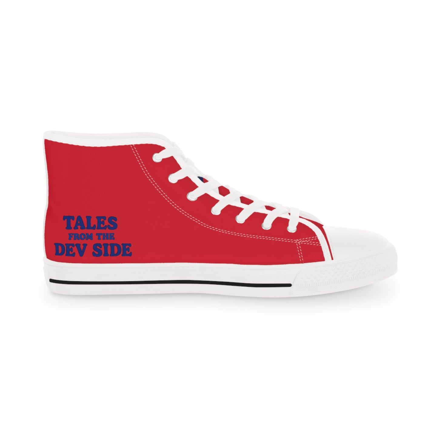 Stylish High Top Sneakers for Fun and Casual Wear, Unique Gift for Him, Trendy Athletic Shoes, Vibrant Red Color, Perfect for Every Occasion