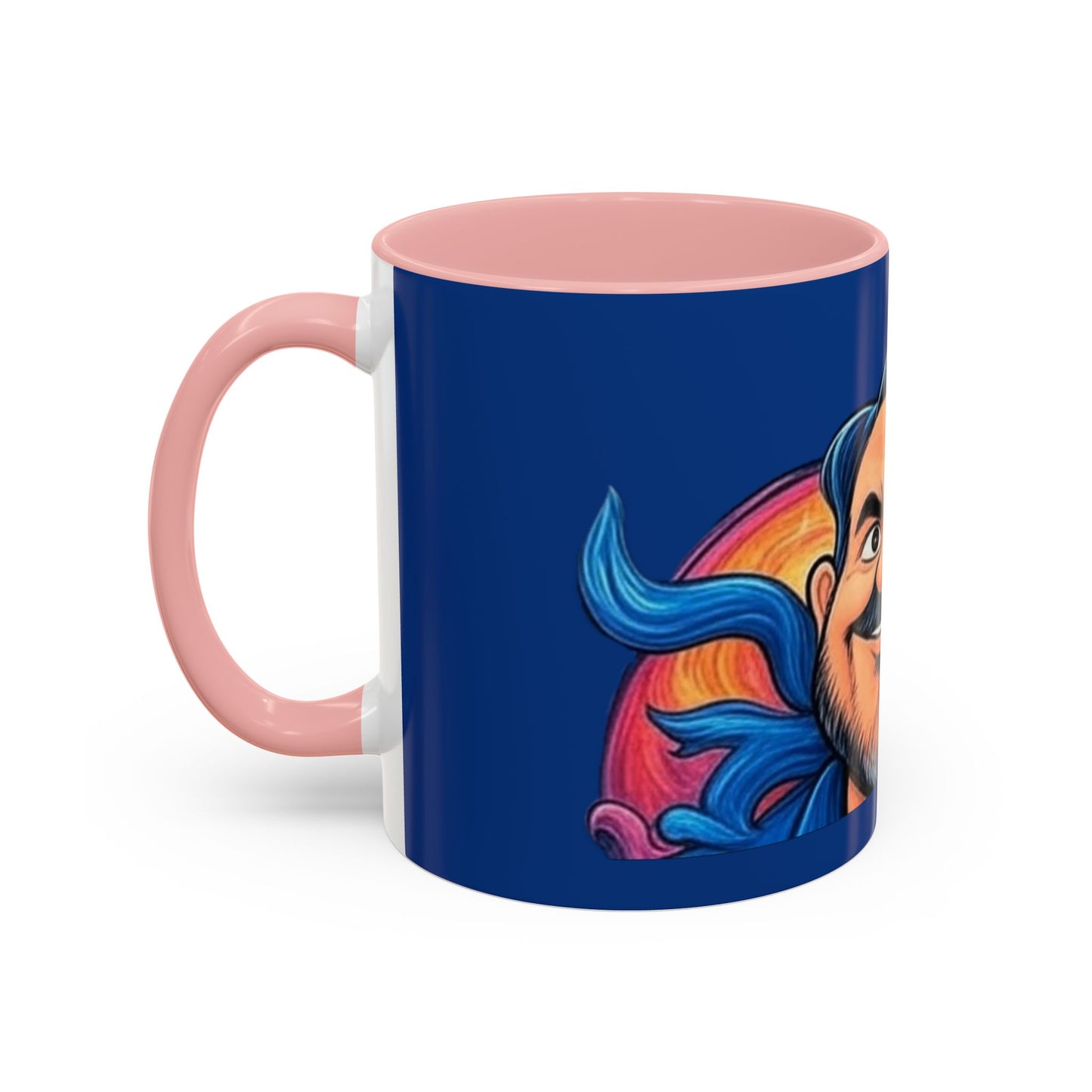 Vibrant Character Coffee Mug, Fun Gift, Office Decor, Unique Collectible, Birthday Present, Personalize Your Morning