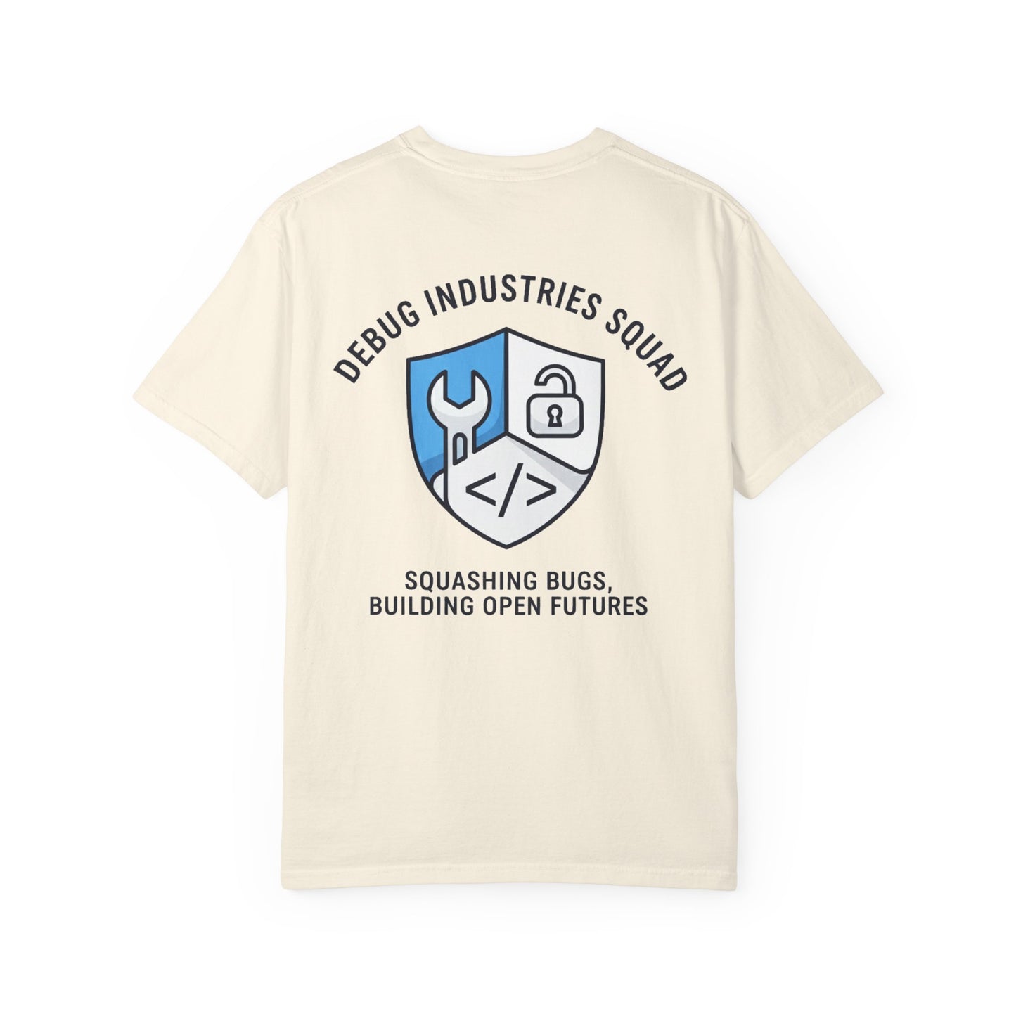 Debug Industries Unisex T-Shirt: Tech Humor, Gift for Programmers, Casual Wear, Bug Fixing Enthusiasts, Stylish Graphic Tee