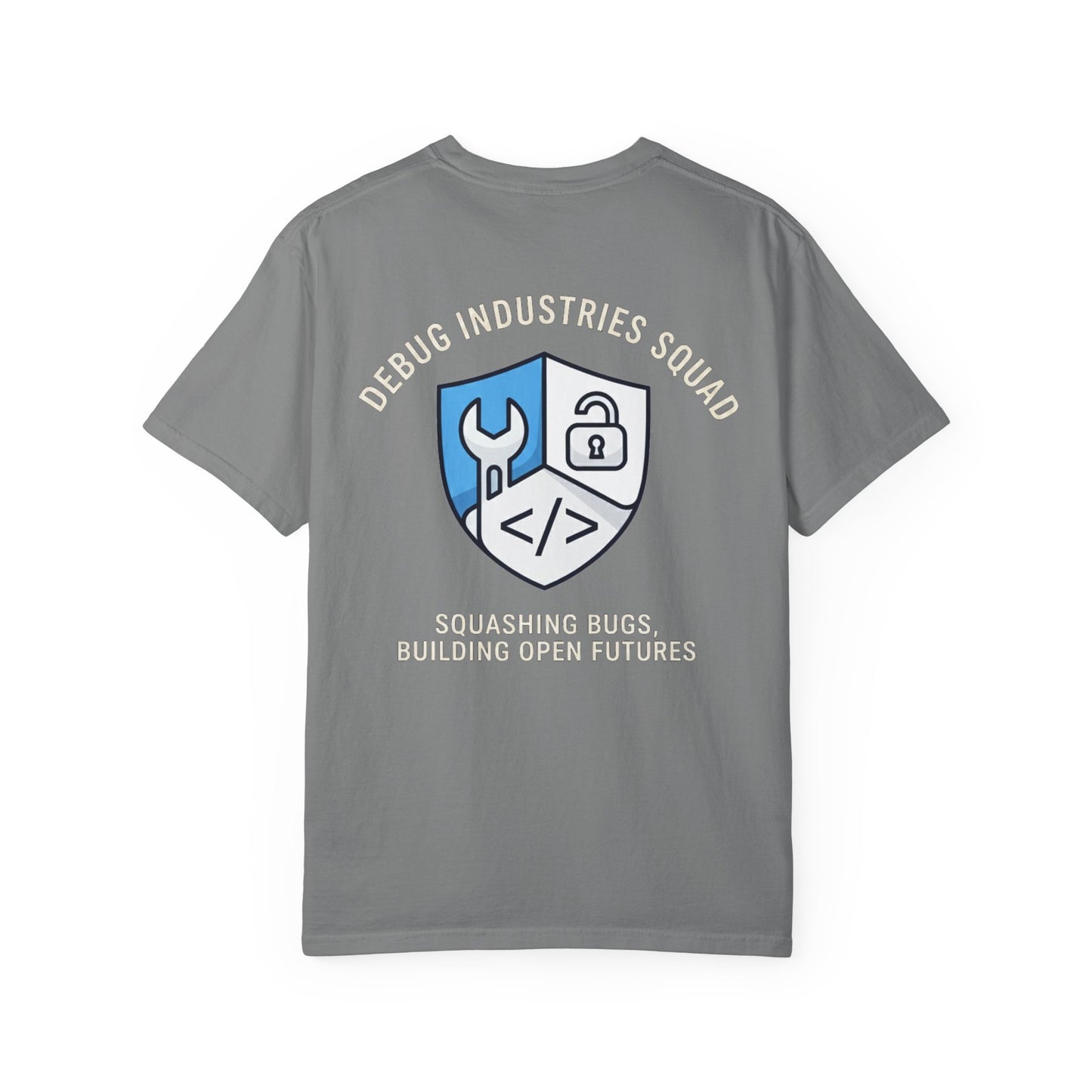 Debug Industries Unisex T-Shirt: Tech Humor, Gift for Programmers, Casual Wear, Bug Fixing Enthusiasts, Stylish Graphic Tee