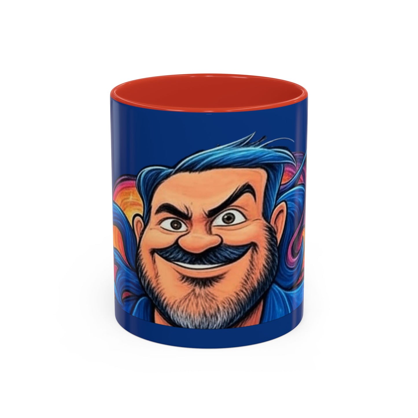 Vibrant Character Coffee Mug, Fun Gift, Office Decor, Unique Collectible, Birthday Present, Personalize Your Morning