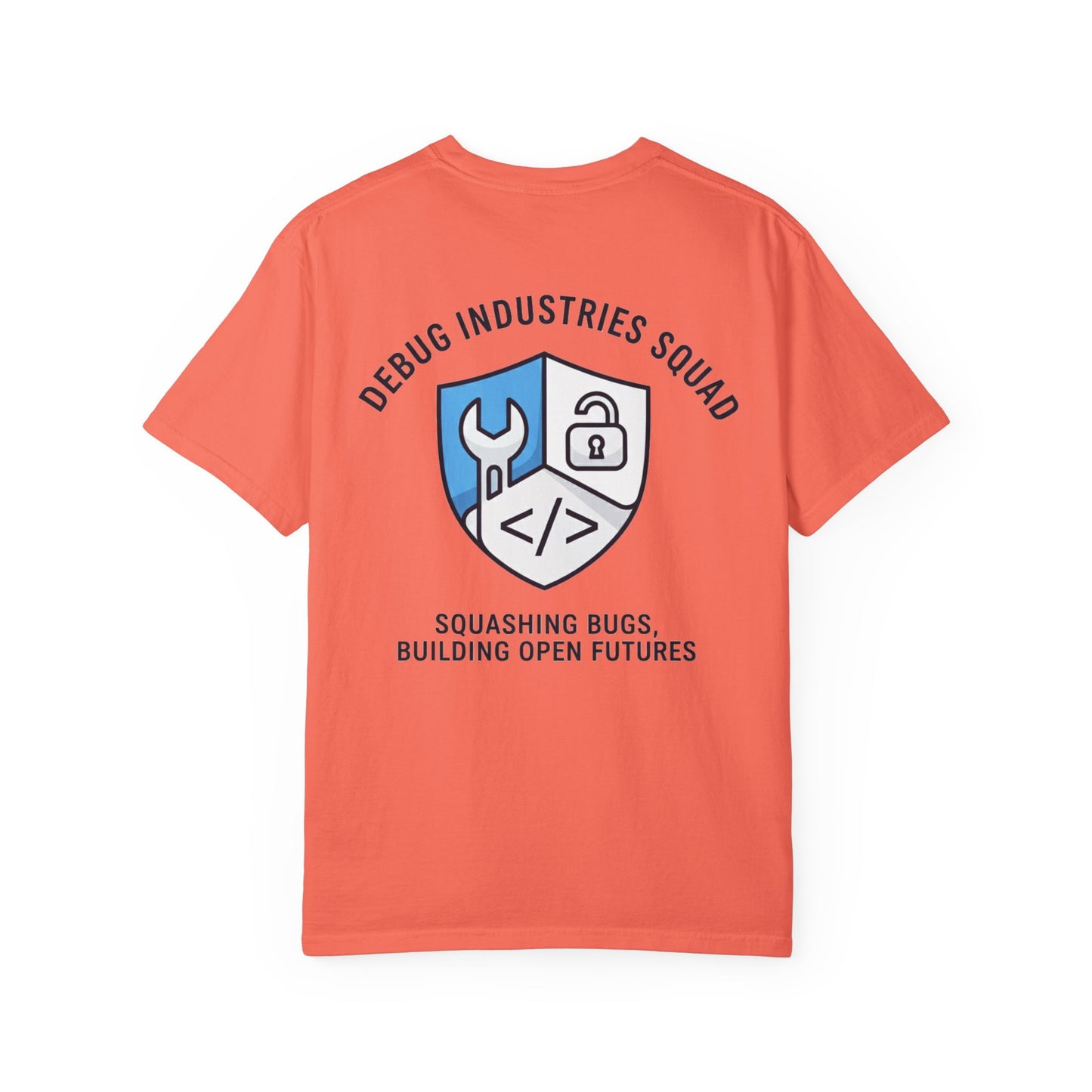Debug Industries Unisex T-Shirt: Tech Humor, Gift for Programmers, Casual Wear, Bug Fixing Enthusiasts, Stylish Graphic Tee