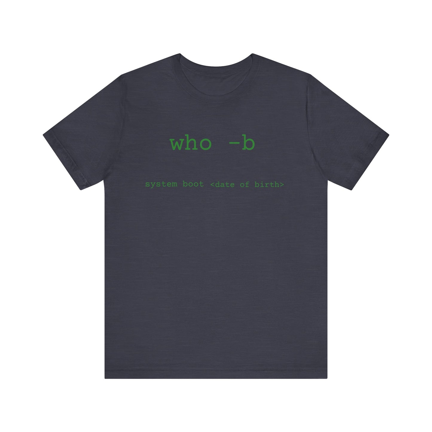 Linux Command Prompt Birthday Unisex Tee, Customizable Tech Tee, Programmer Gift Shirt, Computer Geek Birthday Shirt, Personalized Unix Tee