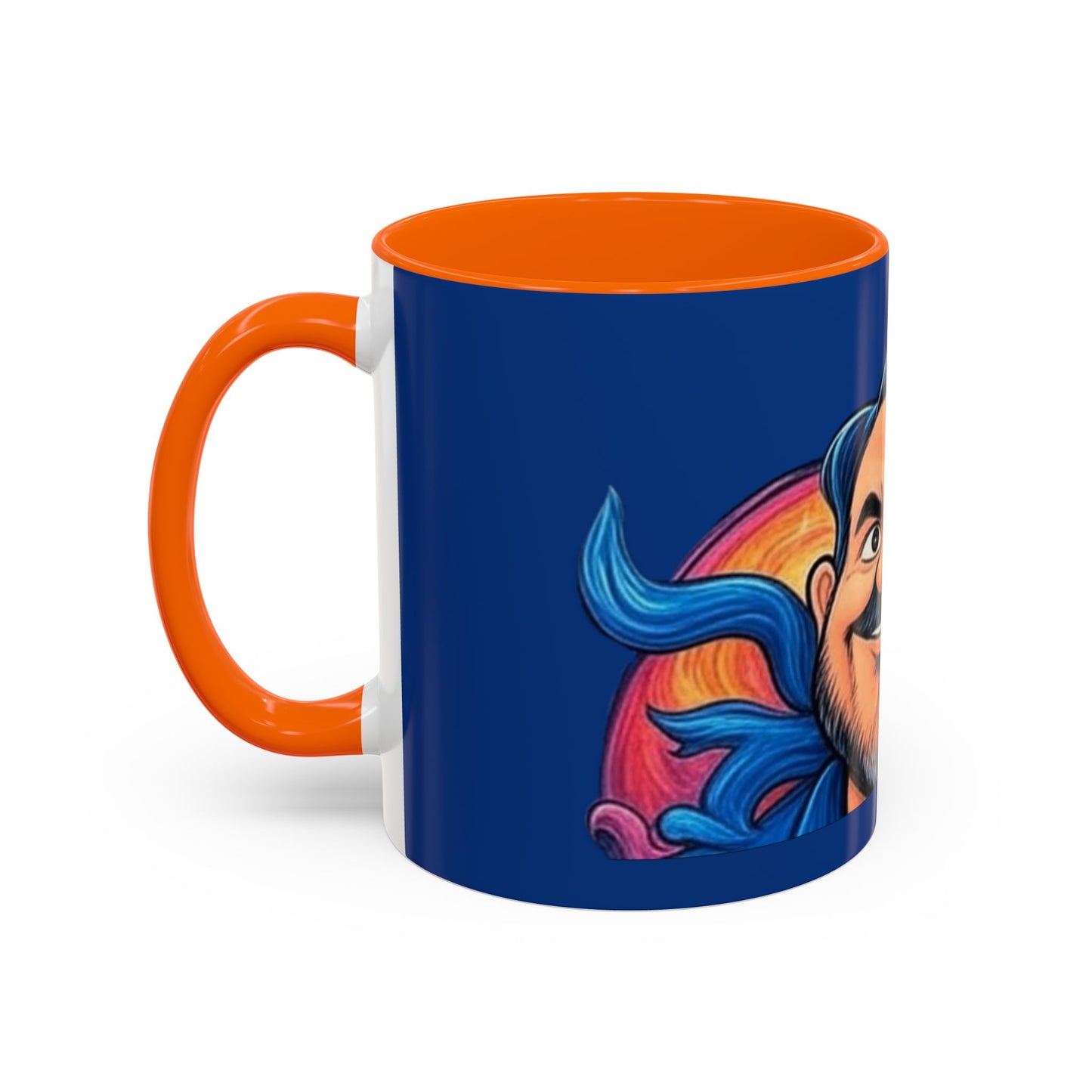 Vibrant Character Coffee Mug, Fun Gift, Office Decor, Unique Collectible, Birthday Present, Personalize Your Morning