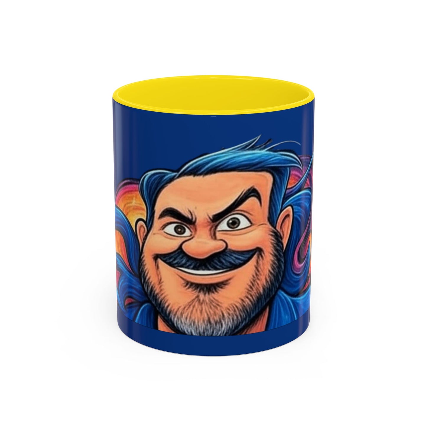 Vibrant Character Coffee Mug, Fun Gift, Office Decor, Unique Collectible, Birthday Present, Personalize Your Morning