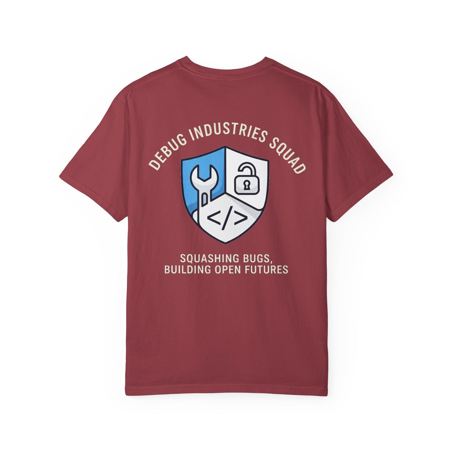 Debug Industries Unisex T-Shirt: Tech Humor, Gift for Programmers, Casual Wear, Bug Fixing Enthusiasts, Stylish Graphic Tee