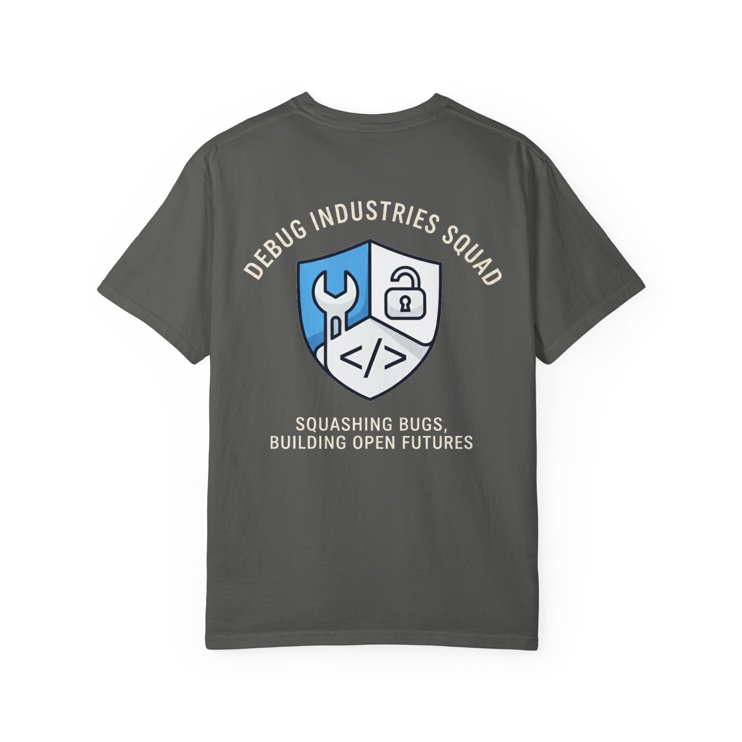 Debug Industries Unisex T-Shirt: Tech Humor, Gift for Programmers, Casual Wear, Bug Fixing Enthusiasts, Stylish Graphic Tee