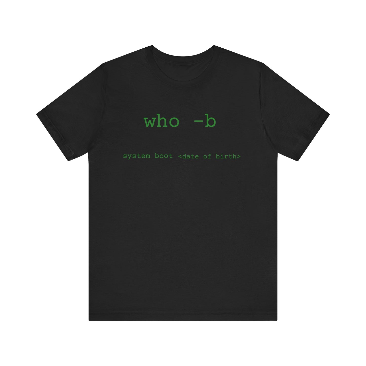 Linux Command Prompt Birthday Unisex Tee, Customizable Tech Tee, Programmer Gift Shirt, Computer Geek Birthday Shirt, Personalized Unix Tee