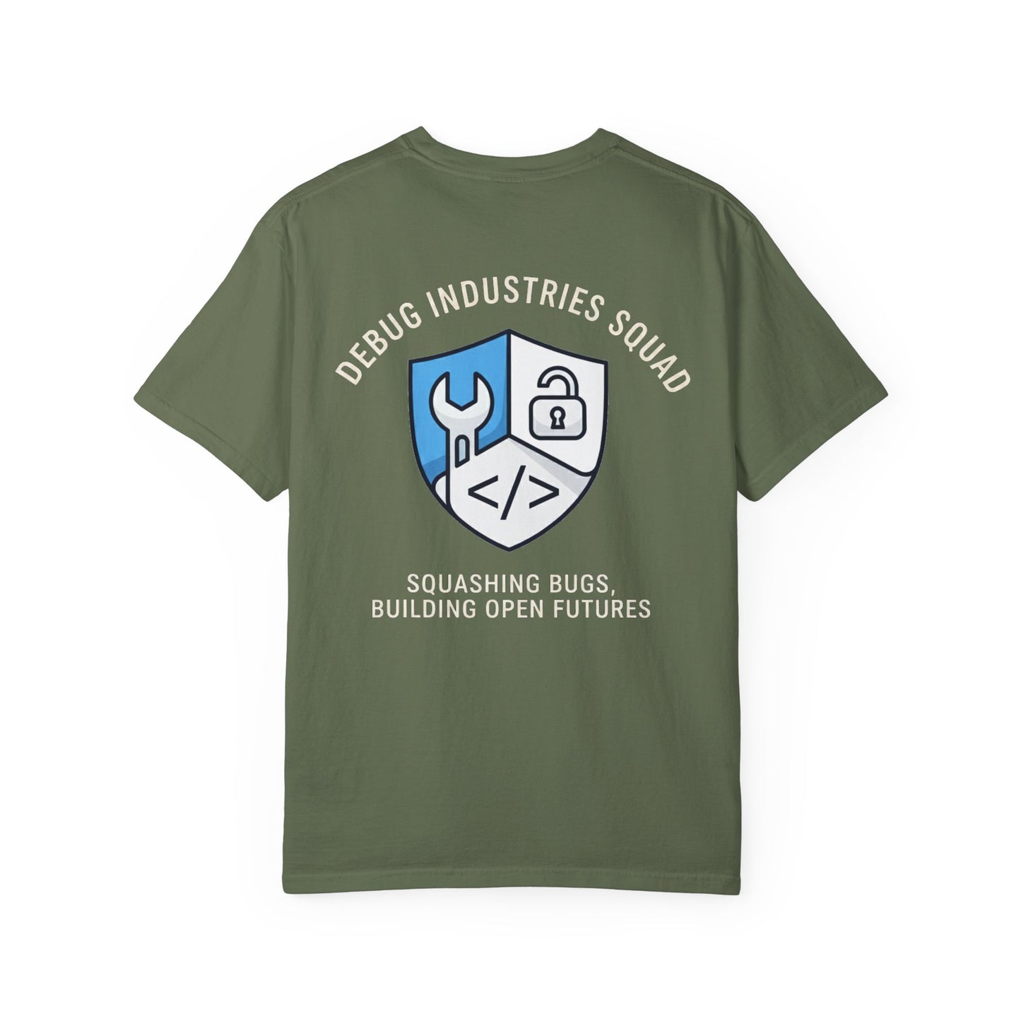 Debug Industries Unisex T-Shirt: Tech Humor, Gift for Programmers, Casual Wear, Bug Fixing Enthusiasts, Stylish Graphic Tee