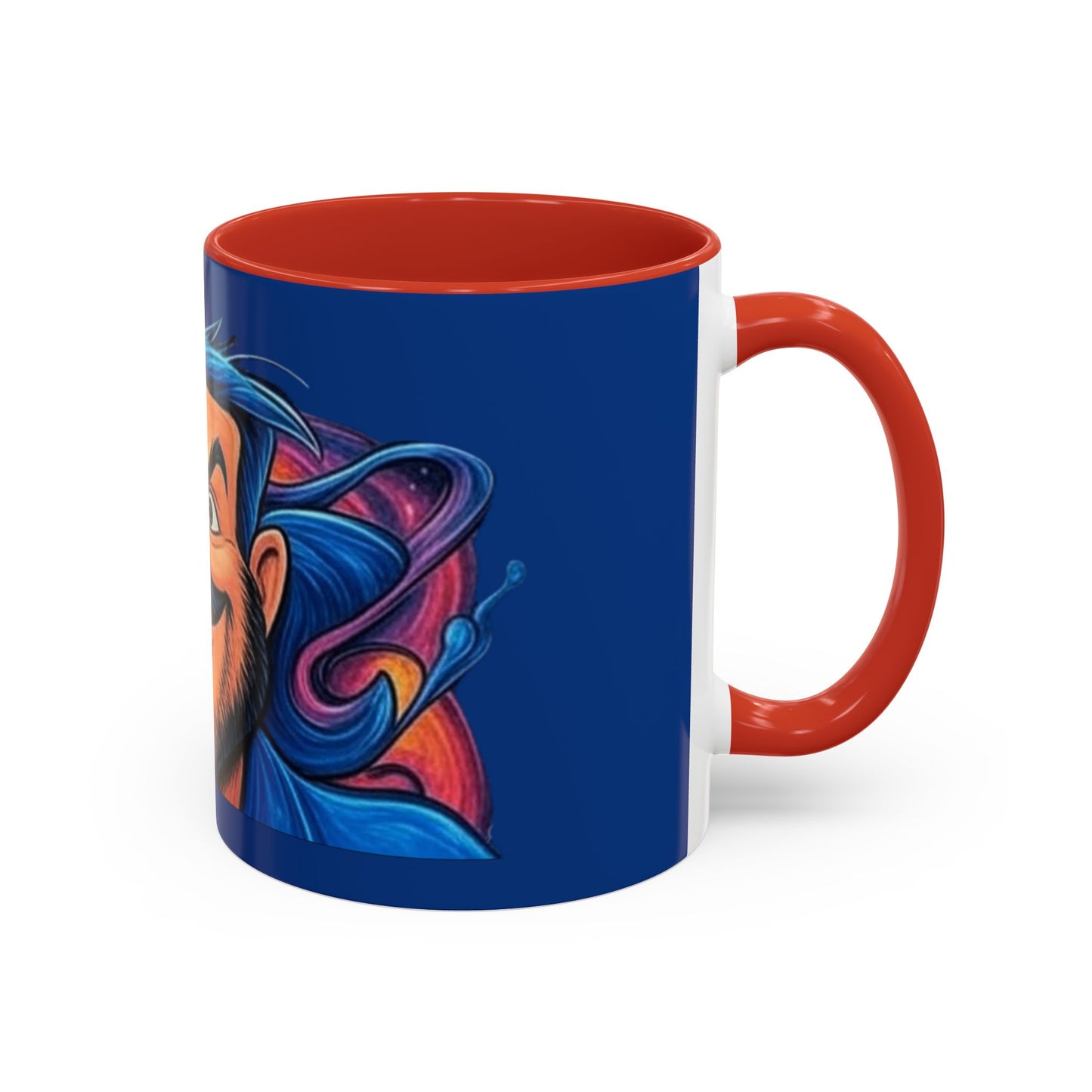Vibrant Character Coffee Mug, Fun Gift, Office Decor, Unique Collectible, Birthday Present, Personalize Your Morning