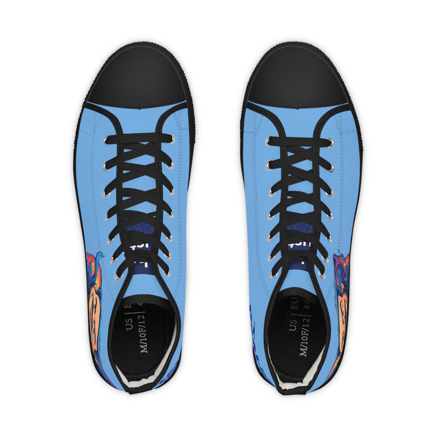 Stylish Men's High Top Sneakers with Unique Art, Trendy Footwear, Custom Sneaker Gift, Casual Sneakers, Art-Inspired High Tops