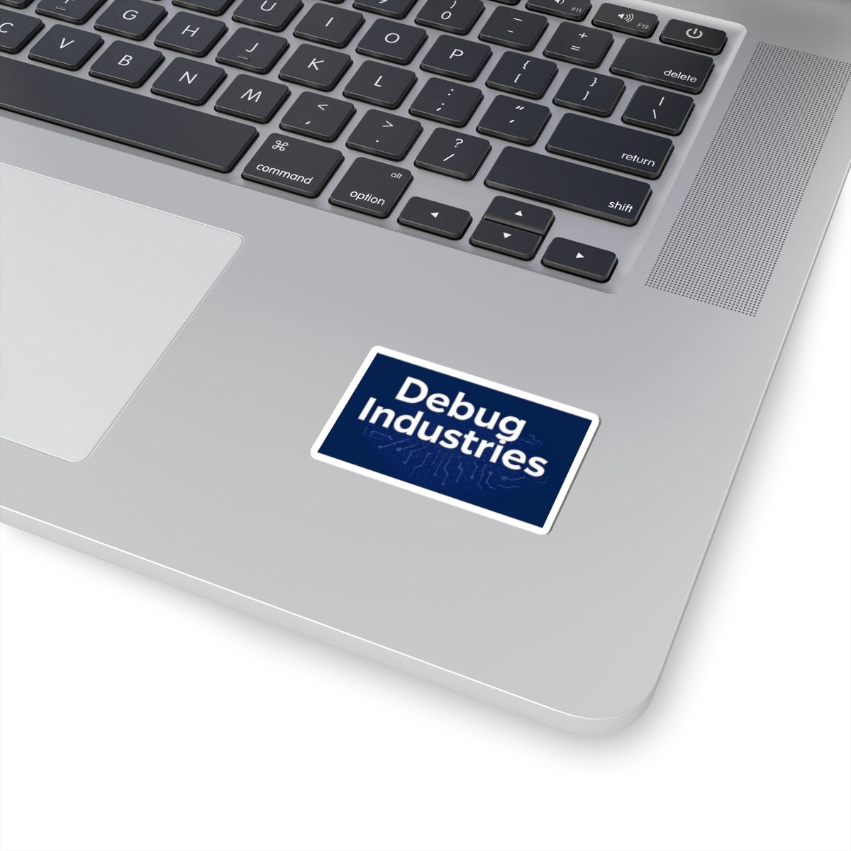 Tech-Inspired Kiss-Cut Stickers, Debug Industries Laptop Decor, Geeky Gifts, Tech Stickers for Developers, Customizable Vinyl Decals