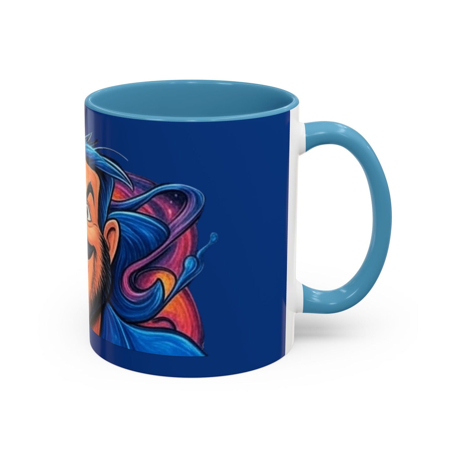 Vibrant Character Coffee Mug, Fun Gift, Office Decor, Unique Collectible, Birthday Present, Personalize Your Morning